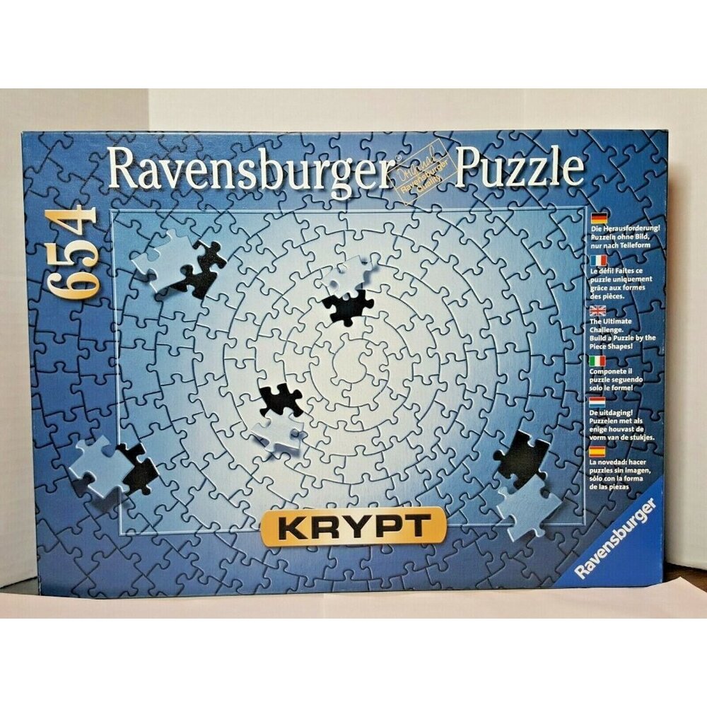 New Ravensburger Puzzle Silver Krypt 654 Pieces 20"x27" No. 15 964 2 Sealed